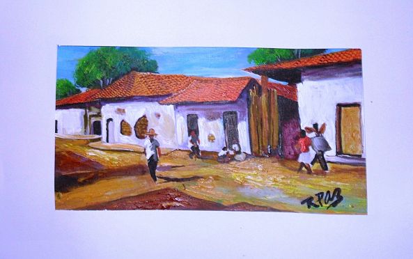 Zona rural nicaraguense-Rosa María Brenes