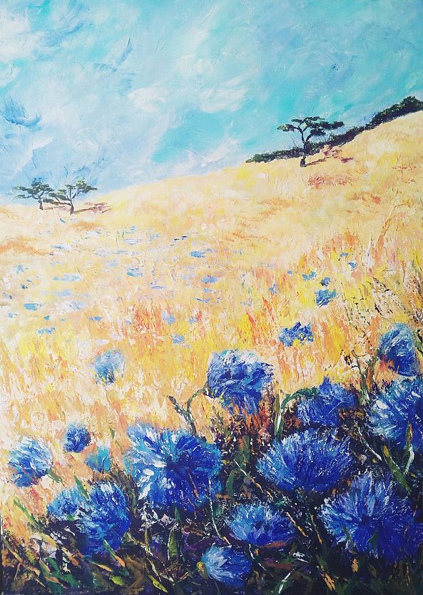 Cornflowers-Tatyana Pchelnikova