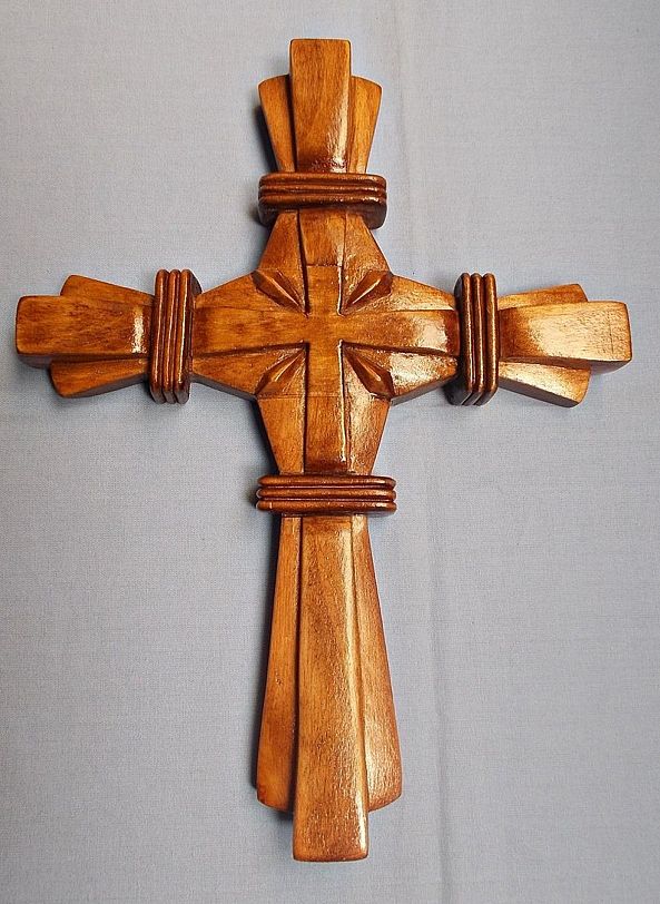 Trinity wood cross-MARIUS MOROSAN