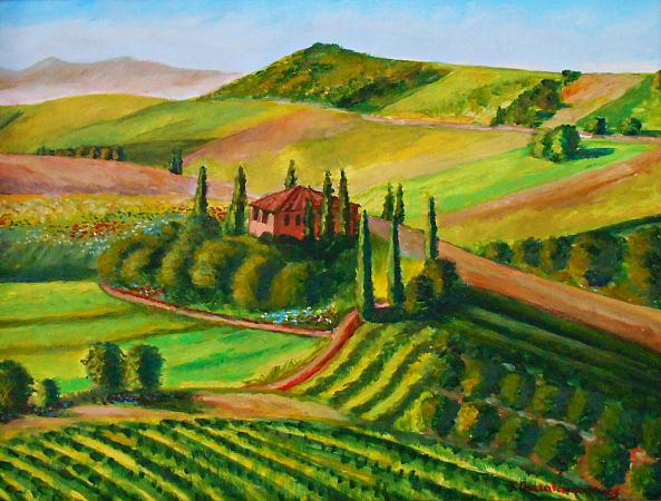 Spring in  Tuscany-Konstantinos Charalampopoulos