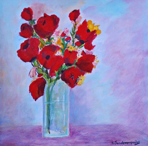 IMPRESSIONISM POPPIES-Konstantinos Charalampopoulos