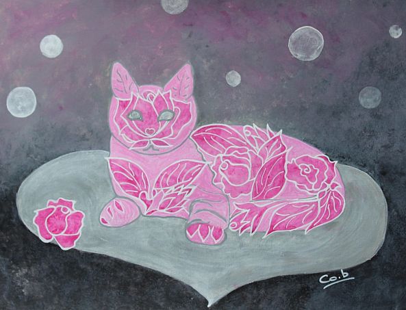 Chat-aux-roses -Corinne  Brossier 