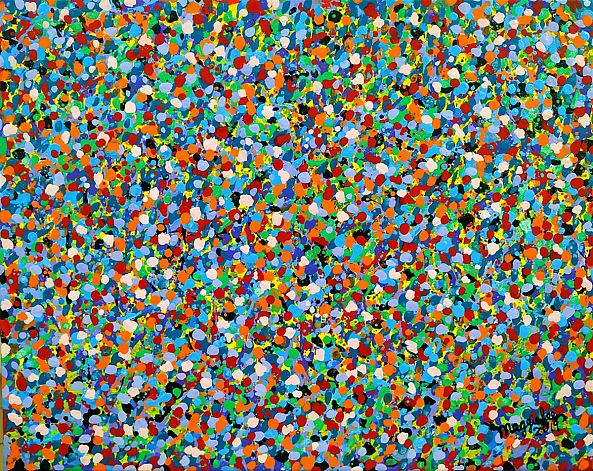 Colorful dotting-Maggie Lee