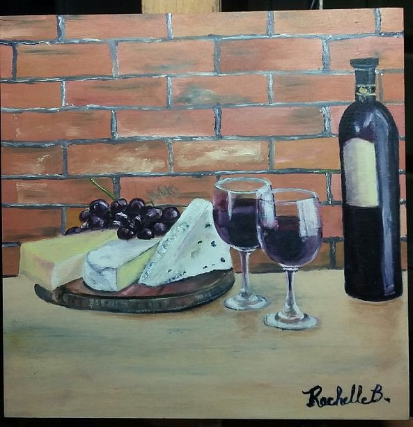 Wine and Cheese Collection No. 1-Rachelle Beaudry