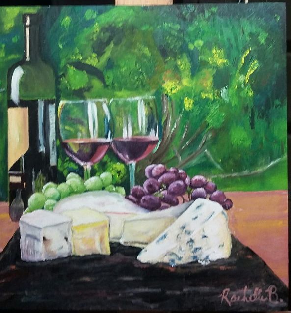 Wine and Cheese Collection No. 4-Rachelle Beaudry