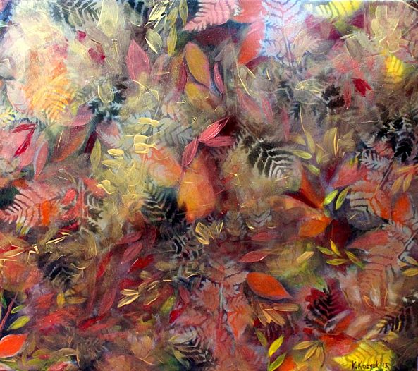 Golden Fall Leaves-Khrystyna Kozyuk