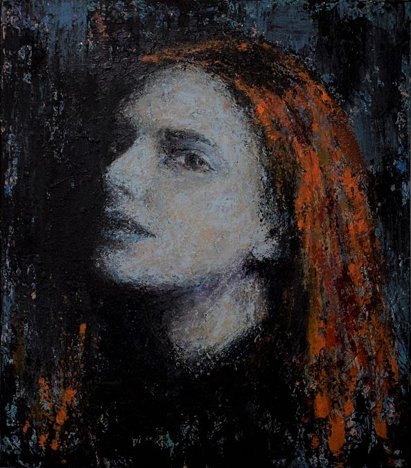A woman with red hair-Magdalena  Wozniak-Melissourgaki