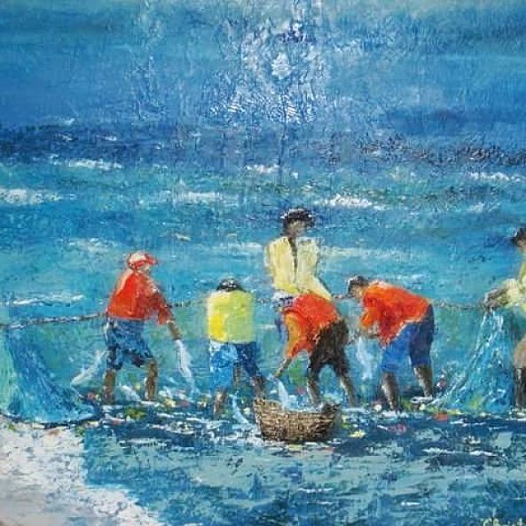 Fishing in Arniston, South Africa-Cristel Brugger