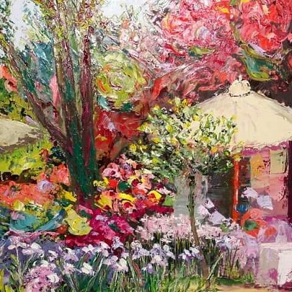 A Tea Garden-Cristel Brugger