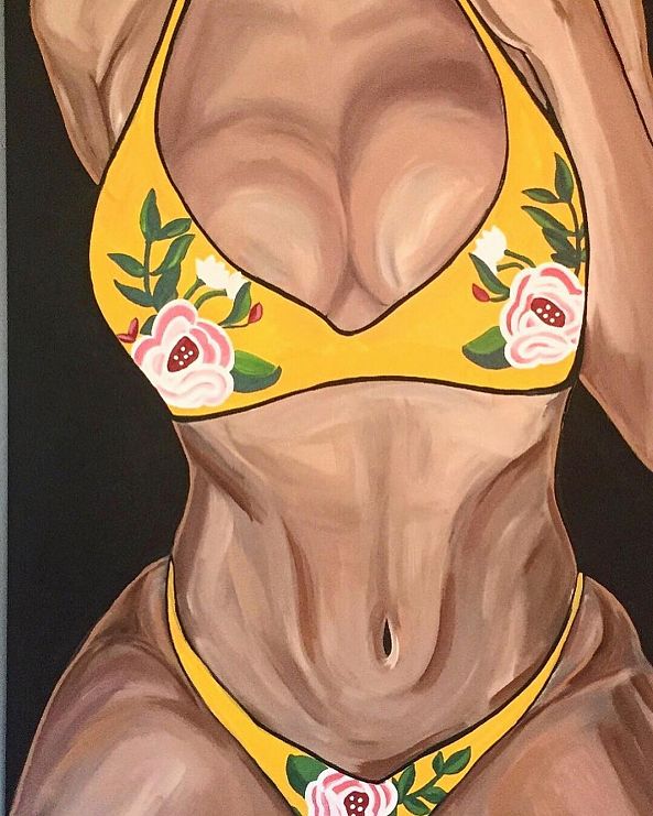 Yellow Bikini-Stéfanie Kearns