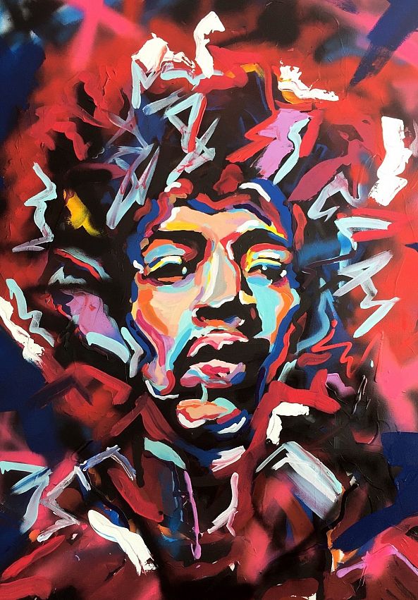 Jimi Hendrix-Stéfanie Kearns