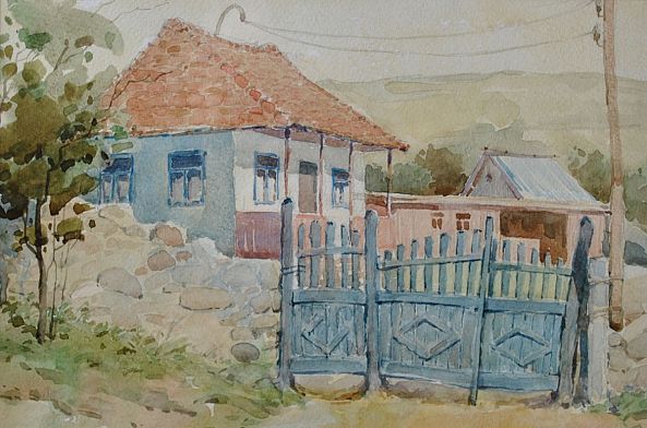 Old moldavian rural house-Anatolii TOMOIANU