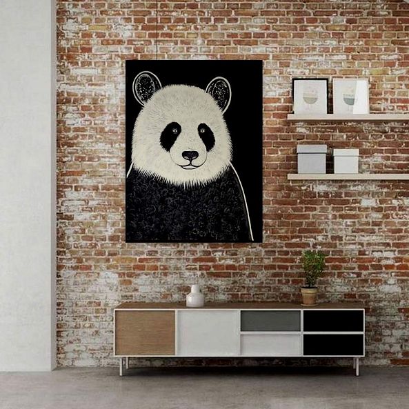 PANDAAAA-LEGO Atiste peintre 