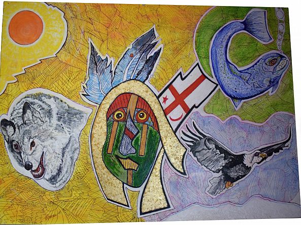 Rising sun (Mi'kmaq)-Denis Roucau