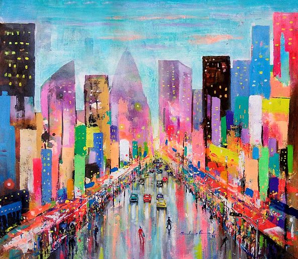 COULORFUL CITY OF JOY-SANDEEP RAWAL