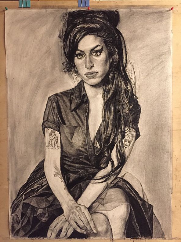 Portrait of Amy Winehouse-BO Han