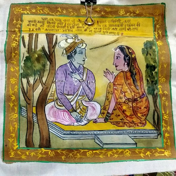 Silk Acrylic Paintings-Rupal Jain