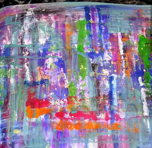 Abstract Rain Art-artist _angelinaary