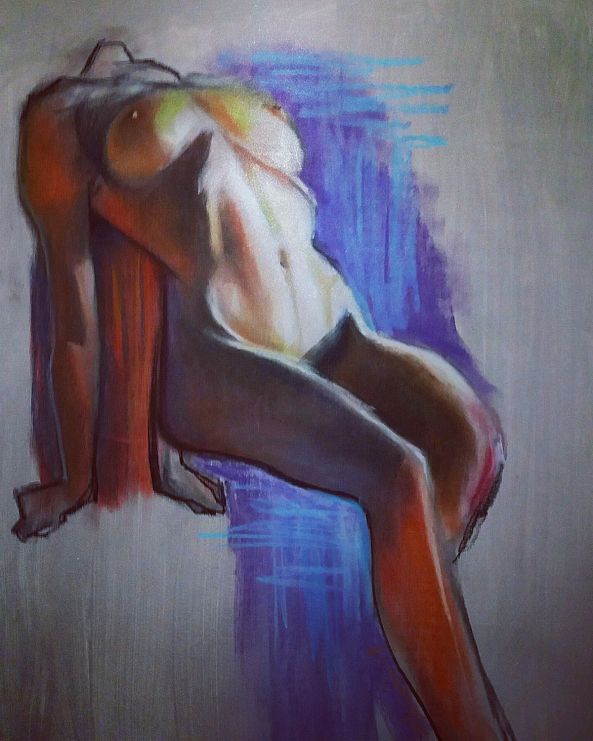 female nude-Ricauter Marin