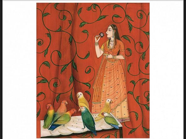 Princess with birds -Samia  Sam