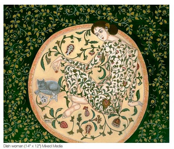 Girl in a flower tub-Samia  Sam