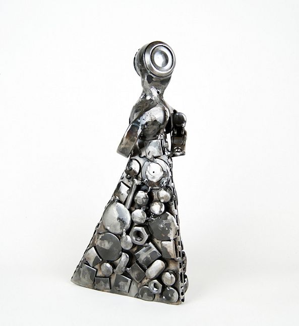 Metal sculpture motherhood-Dendrinos gIANNIS