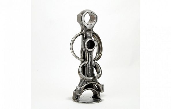 Motherhood metal sculpture-Dendrinos gIANNIS