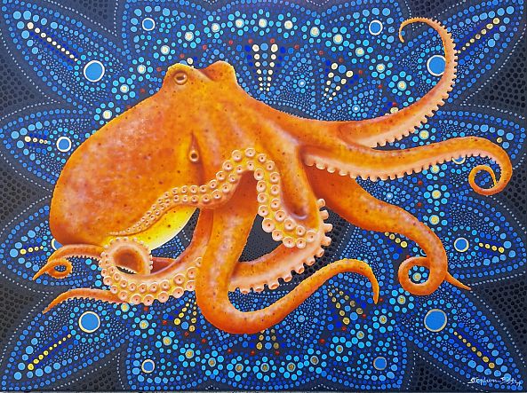Octopus Mandala-Stephen Bibb