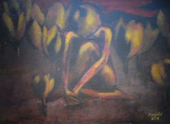 Shadows of tulipans. -Margold Reina