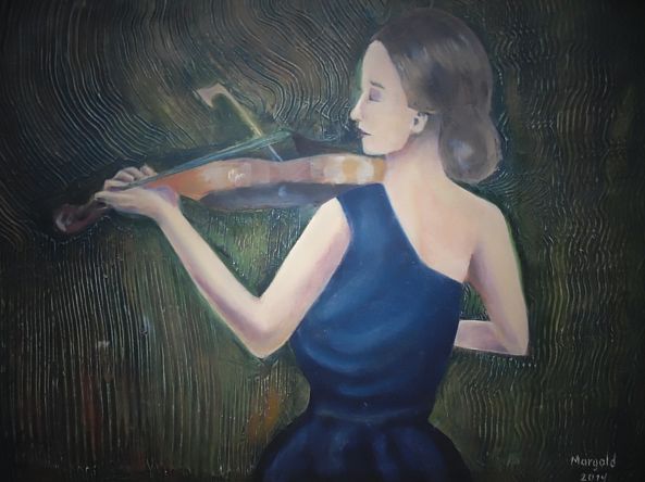The girl of the sad violin-Margold Reina
