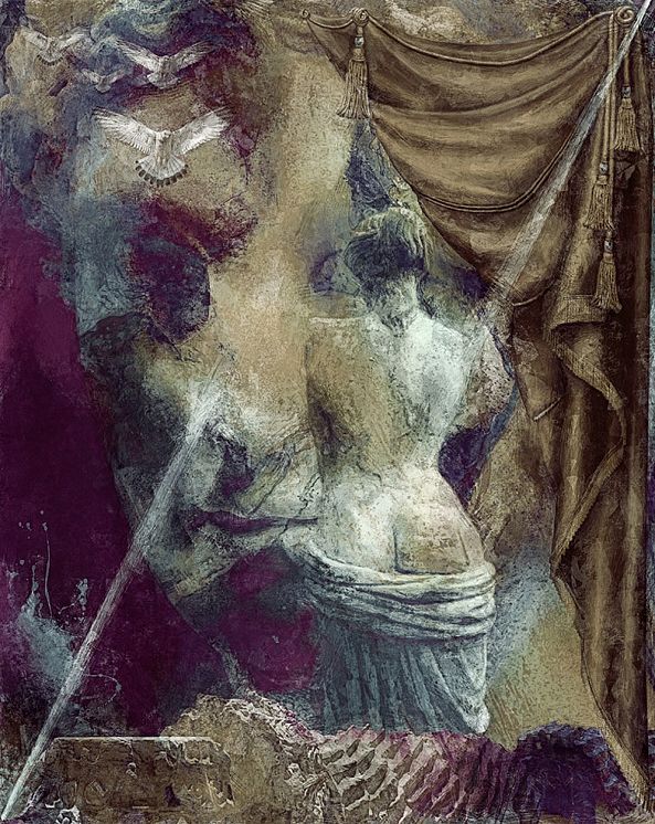 [Sculpture Series - A Face upon the Past    2019-10491-6    63 x 50 cm-Ali Aslan