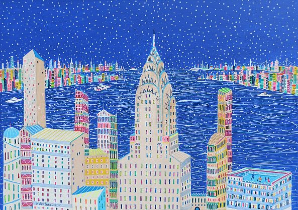 Midnight Over Manhattan-Katrina Avotina