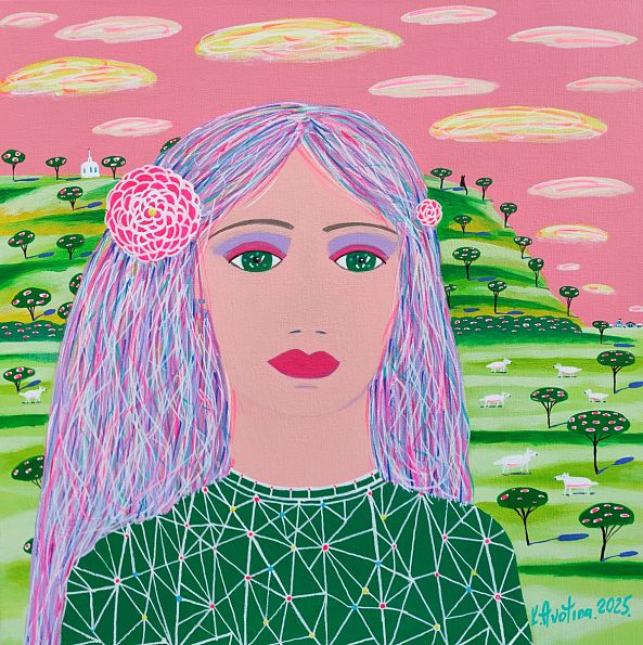The Girl Who Lived In Pastel Sky-Katrina Avotina