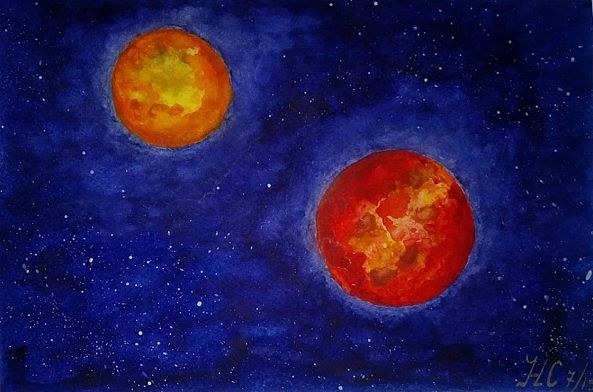 Conjunction Mercury Mars-Neli Staneva