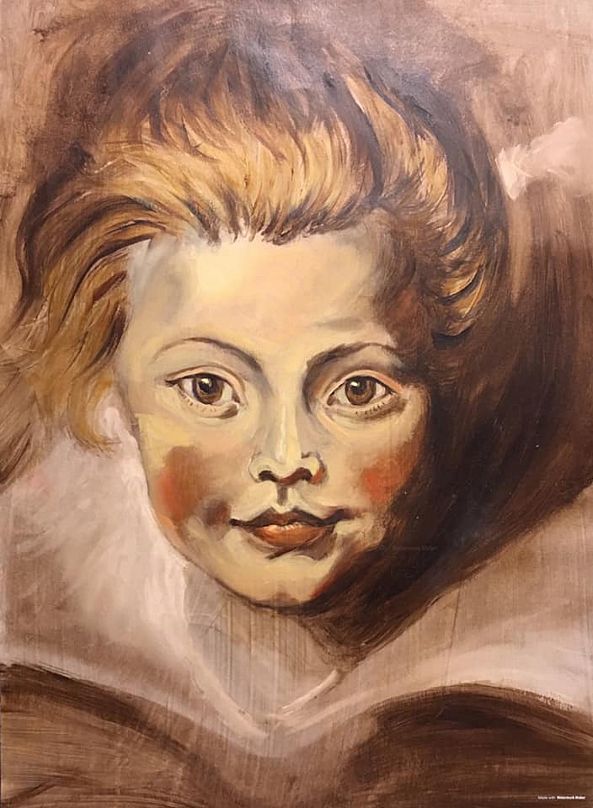 Copy of Rubens's Portrait of a Young Girl- 