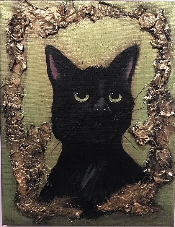 Black kitty -IsaBelle Thibert