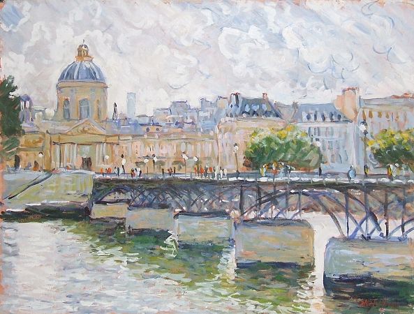 Le pont des arts - Paris-Patrick Marie