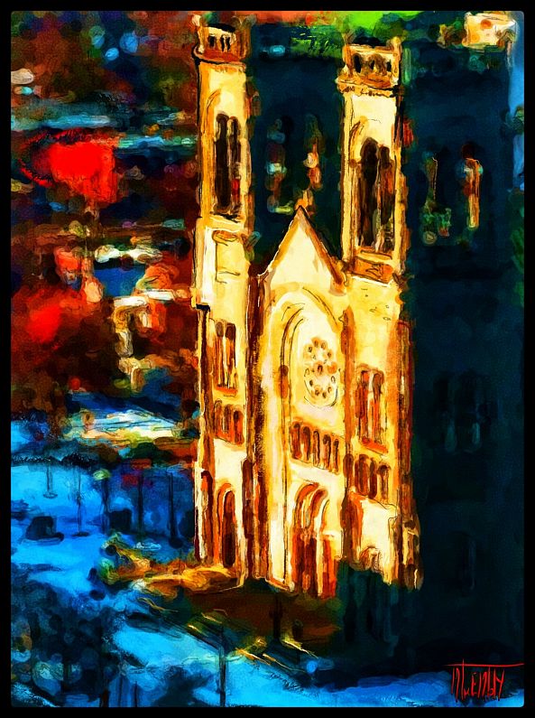 LE SILENCE DE L'ANGÉLUS - L'ÉGLISE DU TRÈS SAINT-SACREMENT-MiCheline Tremblay
