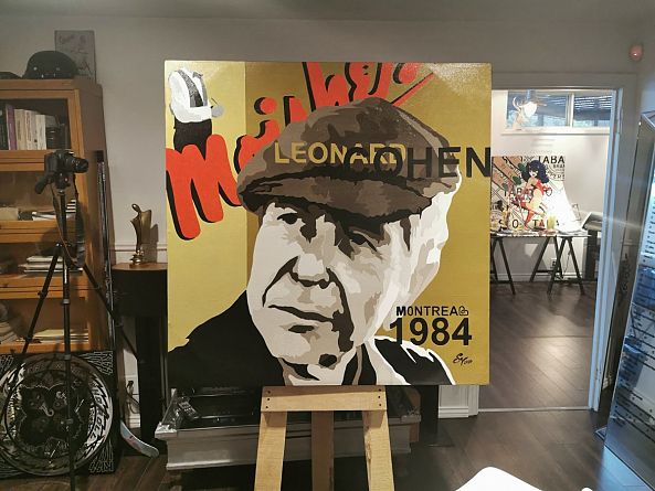Sy's first Leonard Cohen experience-Sy  Prevost (Gagné) 