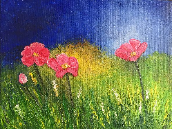 Coquelicots-Sylvie Gendron