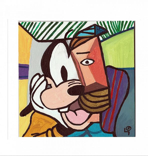 goofy versus Picasso-philippe van goethem