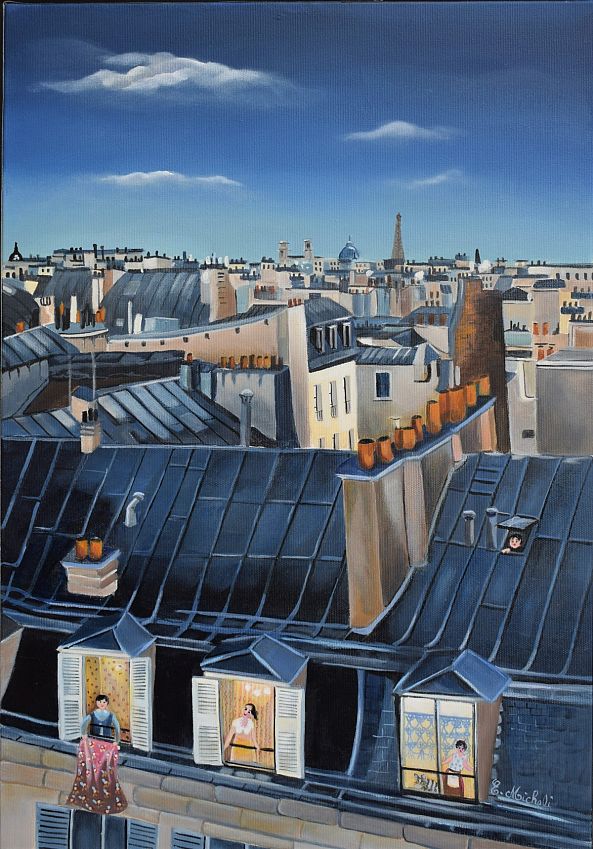 Soirée parisienne-Edith Micheli