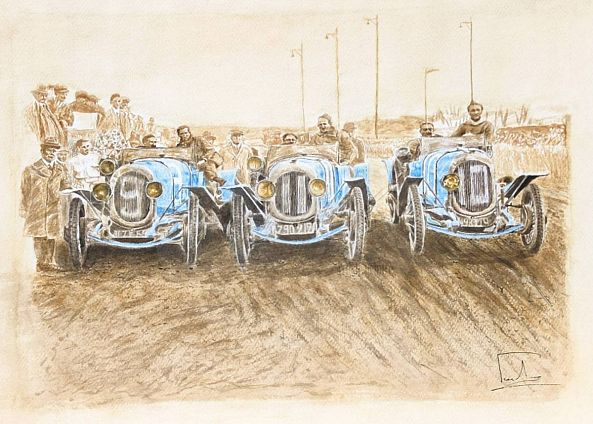 chenard et Walker vainqueur au 24 h du mans 1923-Eric PAWLAK