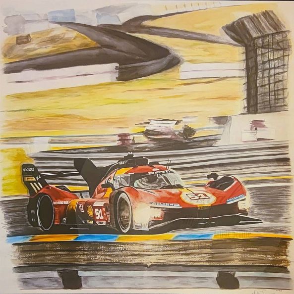 24h du Mans 2024 Ferrari -Eric PAWLAK