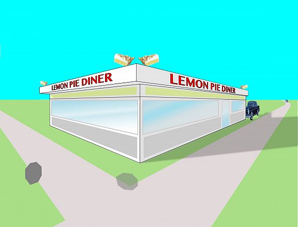 lemon pie diner-Henri Gamache