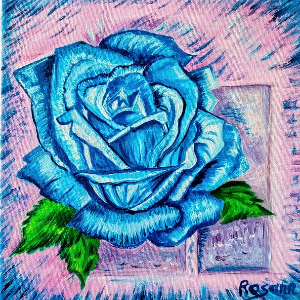 Blue Rose 3D-anne Roussel
