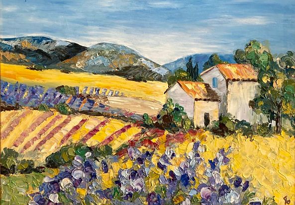 Lavender Fields of Povence-Maryna Christenko