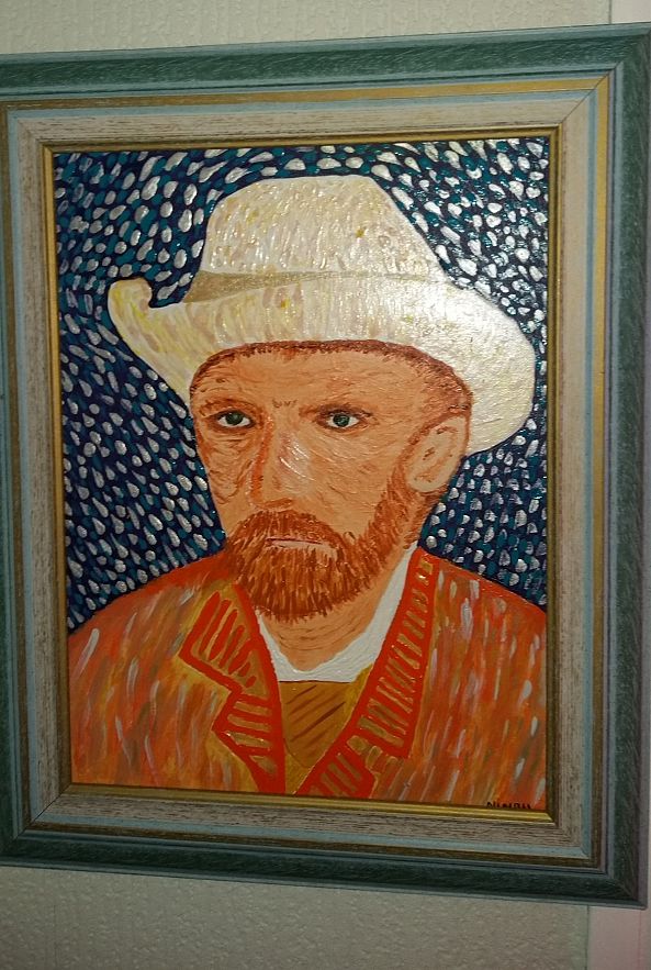 N° 4   Portrait de Van Gogh imaginé  jeune -Jean-Michel FRAMERY