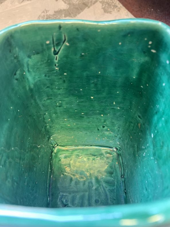 Vase vert d’eau -Anne Cellier