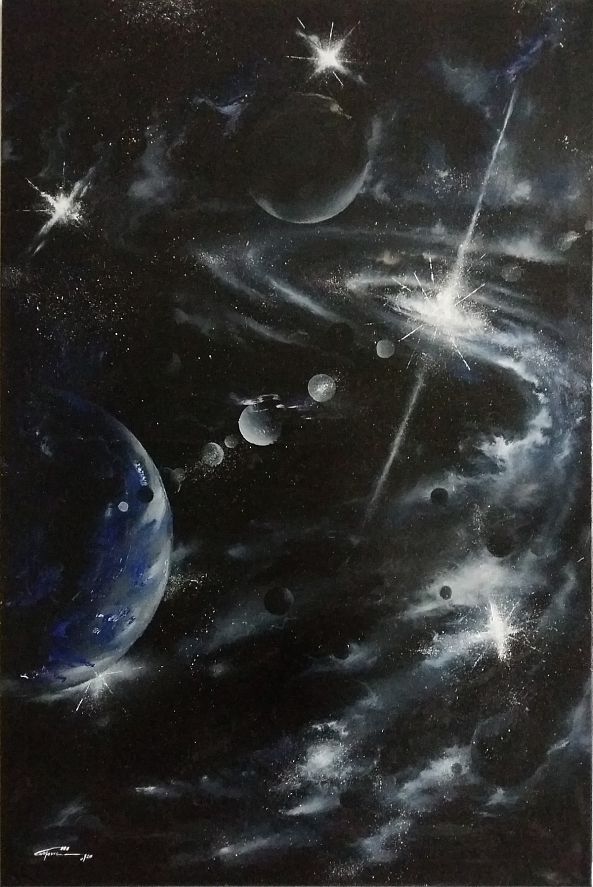 The coldness of the universe (90x60cm)-Mirza Latifovic